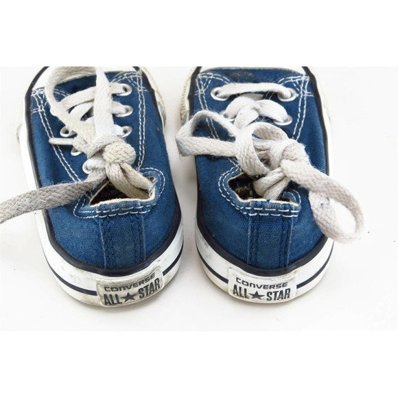 Converse AllStar Toddler Boys 5 Medium Blue Low Top‎ Fabric 7j237 - Picture 5 of 6